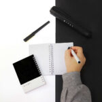 دفترچه 80 برگ پنتون مشکی Pantone از برند کیفت KIFET خط دار برگه های بسیار با کیفیت رنگ های پاستلی چشم نواز سایز : 14X10 سانتیمتر با افتخار ساخت ایران
