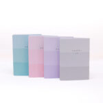 دفتر منگنه ای 40 برگ پاستلی از برند کیفت KIFET خط دار رنگ های پاستلی چشم نواز سایز : 21x14 سانتیمتر با افتخار ساخت ایران دارای 4 رنگ