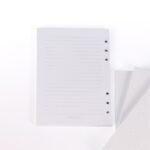 برگه کلاسور 60 برگ 6 حلقه از برند KIFET کیفت طرح خط دار بسیار با کیفیت در بسته بندی مناسب دارای 4 طرح کاربردی 1-خط دار 2-چهارخونه 3- نقطه ای 4- ساده سایز : 20/5x14/5X1 سانتیمتر 60 برگ 6 حلقه با افتخار ساخت ایران