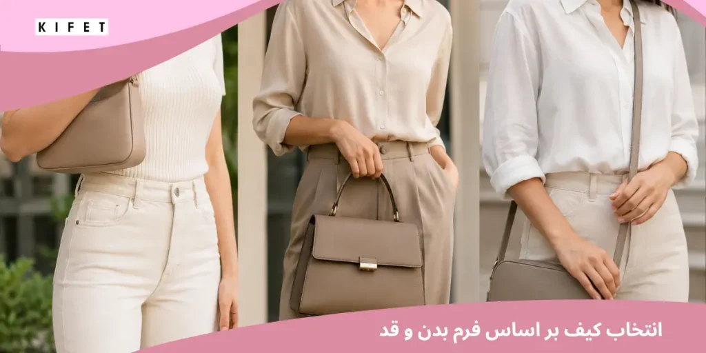 راهنمای کامل انتخاب کیف بر اساس فرم بدن و قد