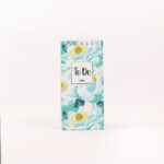 دفترچه To Do List گل دار سبز و سفید 80 برگ از برند کیفت KIFET خط دار برگه 70 گرمی با کیفیت سایز : 7x14 سانتیمتر با افتخار ساخت ایران