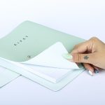 کلاسور پاستلی سبز چرمی 100 برگ کیفت