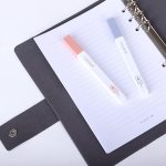 کلاسور پاستلی مشکی چرمی 100 برگ کیفت