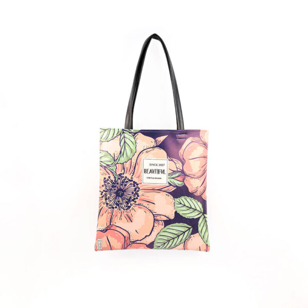 کیف دستی گل درشت گلبهی از برند کیفت KIFET قابل استفاده به عنوان کیف استخر ، کیف خرید و ... 🛍 ضد آب قابل شستشو جنس : چرم مصنوعی سایز : 31x32 سانتیمتر با افتخار ساخت ایران